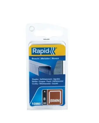 Rapid 40109556 Agrafes BMN à fil fin 8 mm 1 080 pièces