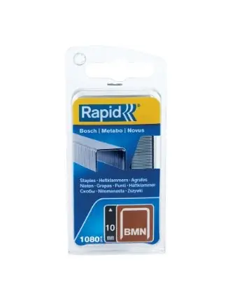 Rapid 40109557 Agrafes BMN à fil fin 10 mm 1 080 pièces