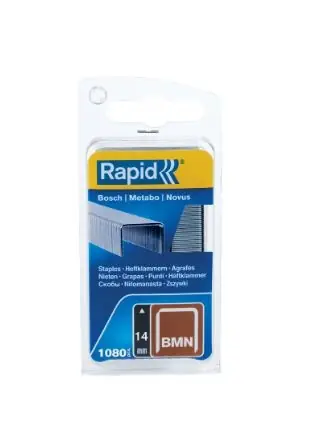 Rapid 40109559 Agrafes BMN à fil fin 14 mm 1 080 pièces