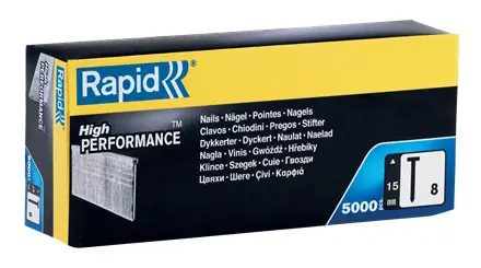 Rapid 40100532 No. 8 brads 15 mm 5.000 pièces