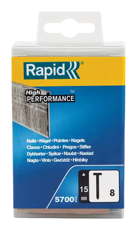 Rapid 5000520 No. 8 brads 15 mm 5,700 pcs.
