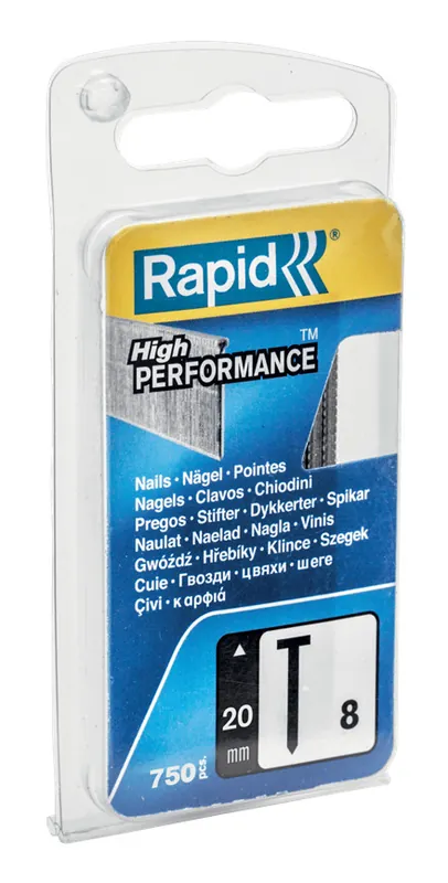 Rapid 40109534 No. 8 brads 20 mm 750 pièces