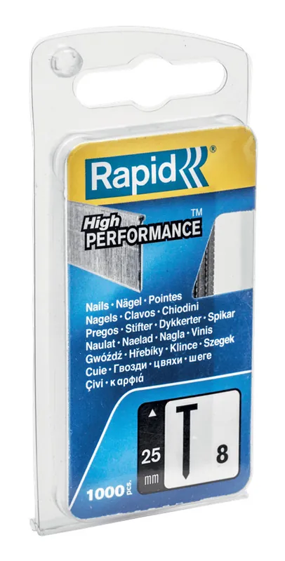 Rapid 40109535 No. 8 brads 25 mm 1,000 pcs.