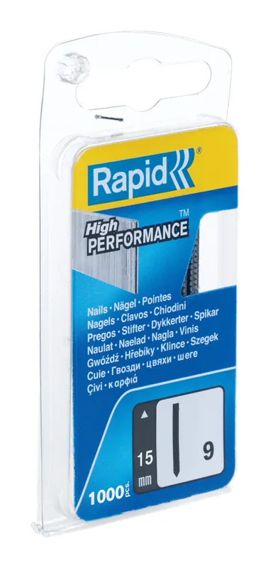 Rapid 40109538 No. 9 Pins 15 mm 1.000 pièces