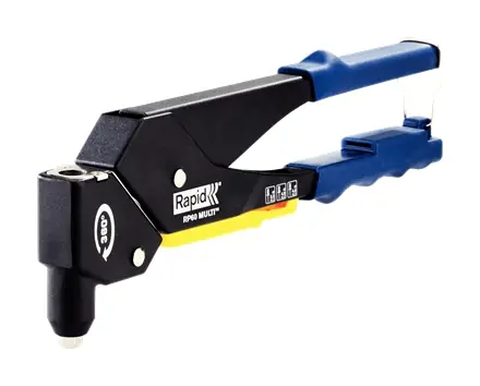 Rapid 5001128 RP60 Multi Blind Riveter avec tête rotative 360° Case