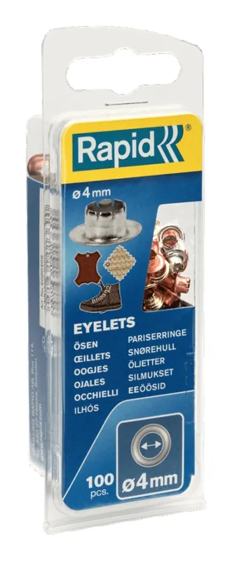 Rapid 5000409 Oeillets Ø4 mm 100 pièces