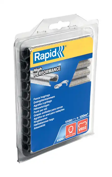Rapid 40108806 VR22 Fencing Hog Rings 1.100 pièces