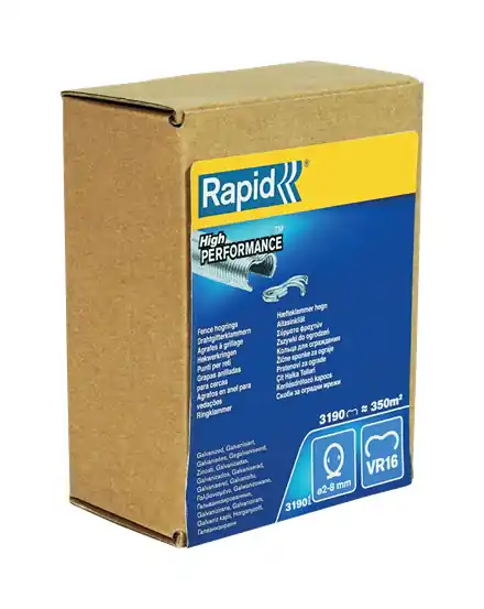 Rapid 40108808 VR16 Fencing Hog Rings 3 190 pièces