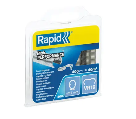 Rapid 40108796 VR16 Fencing Hog Rings 400 pieces