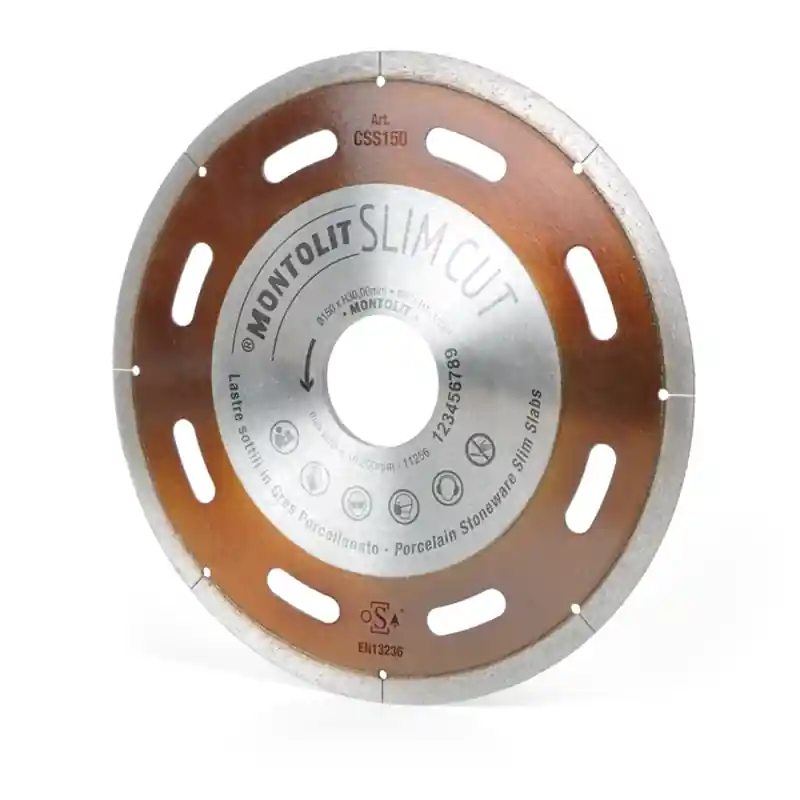 Montolit MONTCSS100 Lame diamantée CSS Slim Cut 100 mm pour carreaux de céramique fins