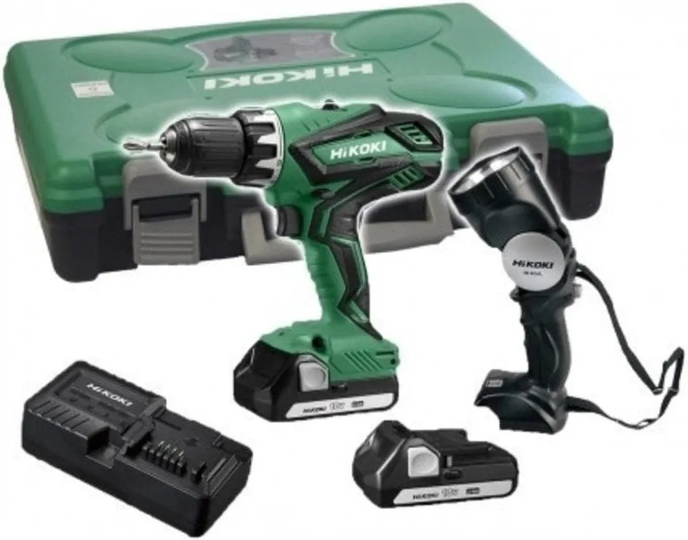 HIKOKI DS18DJLWLZ Perceuse-visseuse sans fil 18 Volt 1,5 Ah Li-ion + Lampe