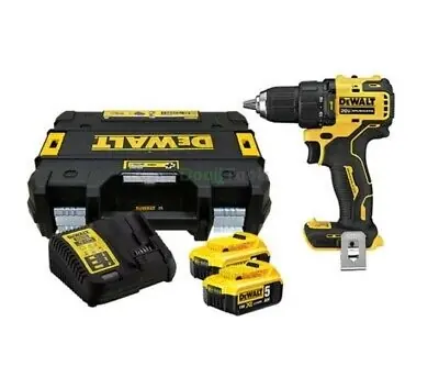 DeWalt DCD709P2T-QW Marteau perforateur sans fil 18V 5.0Ah Li-Ion dans un coffret TSTAK