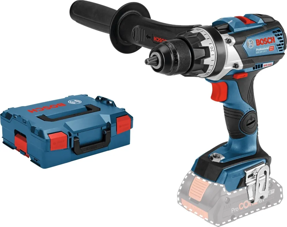 Bosch Bleu 06019G0109 GSR 18V-110 C perceuse sans fil 18V excl. batteries et chargeur en L-Boxx