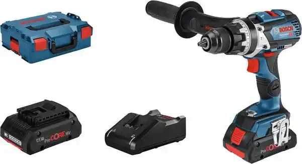 Bosch Bleu 06019G030B GSB 18V-110 C Perceuse-visseuse sans fil 18V ProCore 4.0Ah Li-Ion en L-Boxx