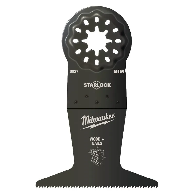 Milwaukee Accessoires 48906027 Lame Bi-métal coupe bois clouté 65mm