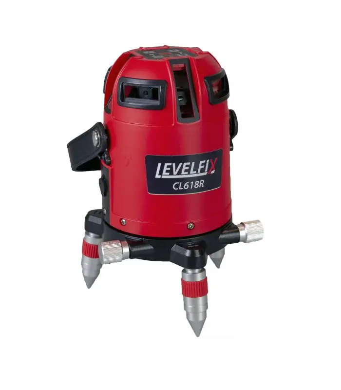Levelfix 554130 CL618R Multiline Laser Rouge Motorisé + Trépied