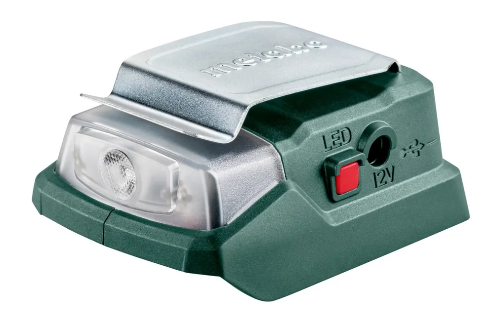 Metabo Accessoires 600298000 Adaptateur de batterie PowerMaxx PA 12 LED-USB