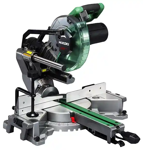 HIKOKI C8FSHGWAZ Scie à onglet radiale avec laser 216 mm 1100 Watt