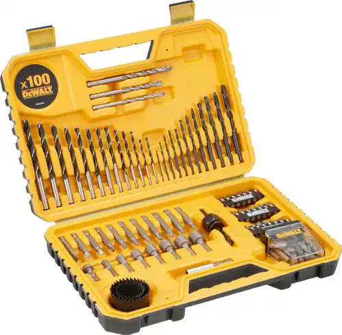 DeWalt Accessoires DT71563-QZ Jeu d‘accessoires de 100 pièces en mallette