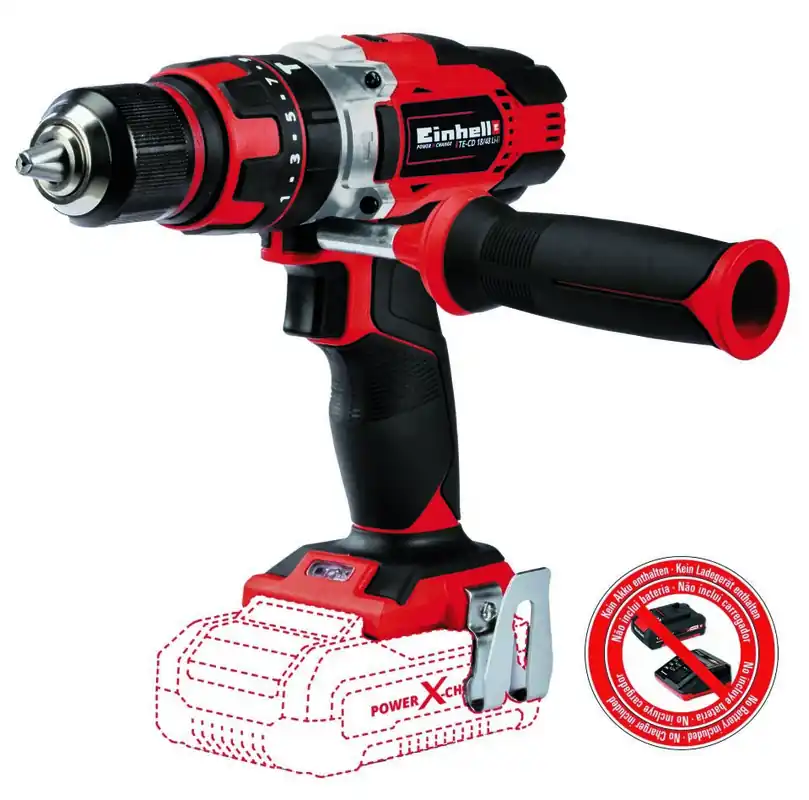 Einhell 4513926 TE-CD 18/48 Li-i-Solo Perceuse à percussion sans fil 18 Volts hors batteries et chargeur