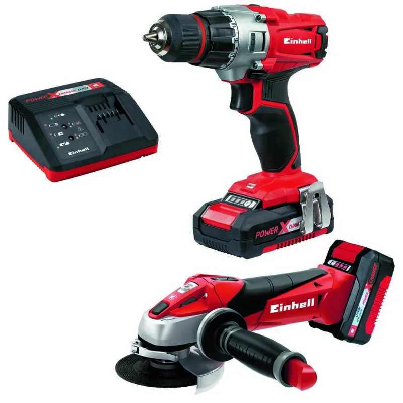 Einhell 4257211 Kit d‘outils TE-TK 18 Li (CD+AG)