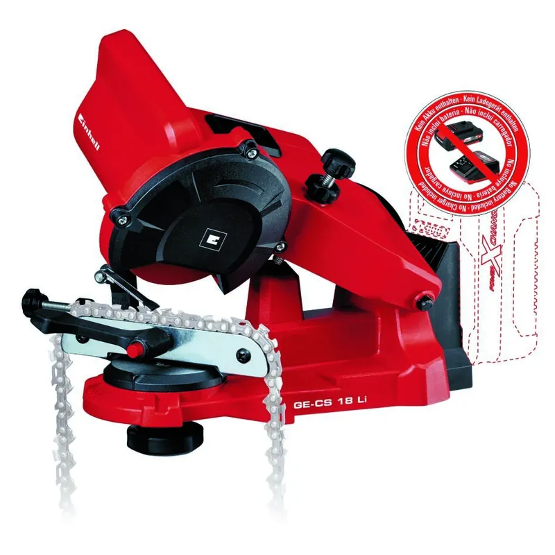 Einhell 4499940 GE-CS 18 Li-Solo Scie à chaîne sans fil 18 volts hors batteries et chargeur