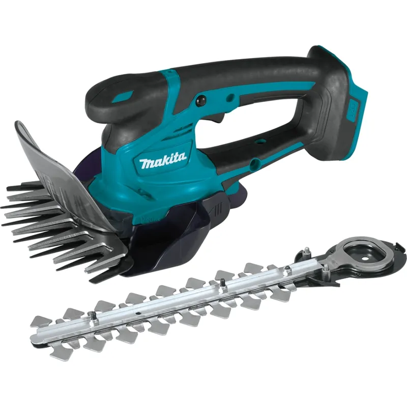 Makita DUM604ZX Cisaille à gazon Accu 18 volts sans batterie ni chargeur, y compris cisaille à arbustes