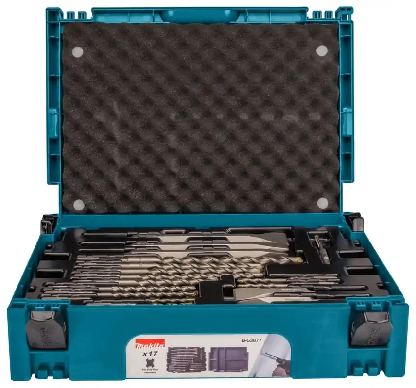 Makita Accessoires B-53877 Jeu de forets/perceuses SDS-PLUS 17 pièces dans Mbox1