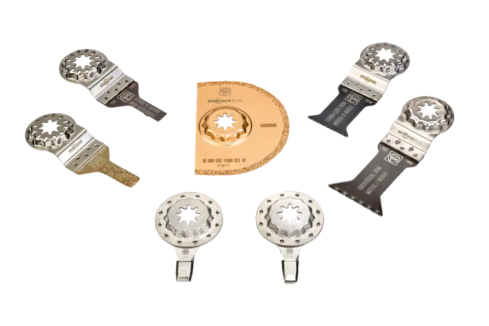 Fein Accessoires 35222967260 Jeu de lames de scie Starlock Renovation Marine 7-Pièces