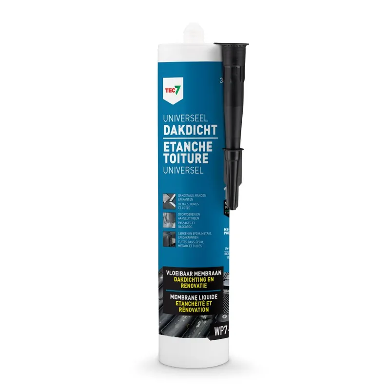 TEC7 602450000 WP7-101 Cartouche de membrane liquide universelle pour l‘étanchéité des toits 310ml