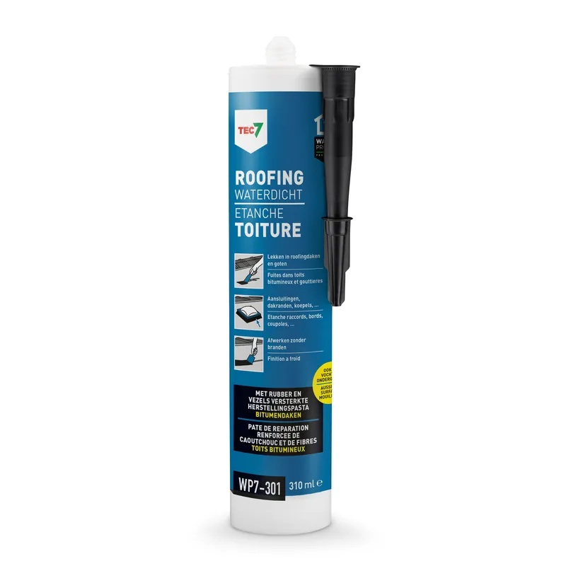 TEC7 602150000 WP7-301 Pâte de réparation étanche pour toiture cartouche 310ml