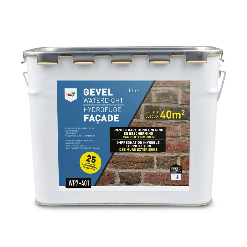 TEC7 WP7-401 Agent d‘imprégnation étanche pour façades 5L