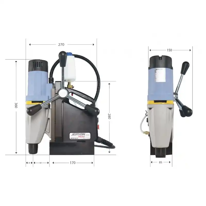 Jepson 490184 Perceuse magnétique MAGPRO 80/4S