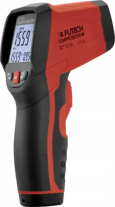 Futech 300.09 300,09 Temppointer 9 Thermomètre à infrarouge