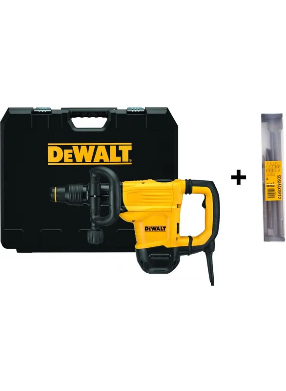 DeWalt D25832K-QS Marteau de rupture 6 kg 10.5J SDS-Max + SDS max chisel set SDSMAXSET2