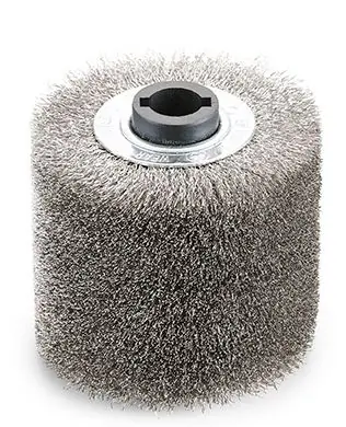 Flex-tools Accessoires 465151 Brosse métallique en acier inoxydable 100 x 85 mm INOX