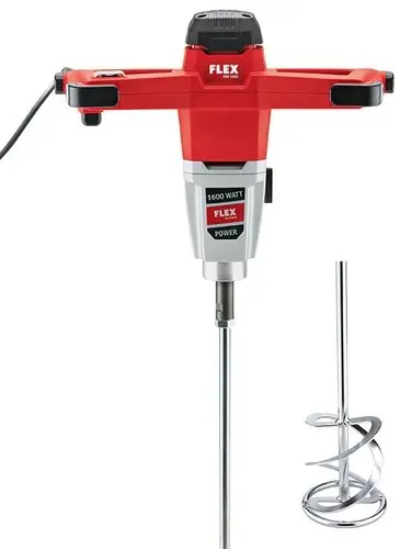 Flex-tools 495948 MXE1602 + WR2 160 mixer 1600 watts avec 2 vitesses et interrupteur de vitesse