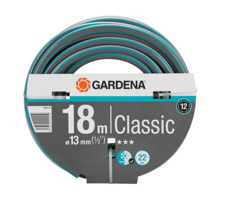 Gardena 18001-20 Tuyau classique 13 mm (1/2") 18 mtr.