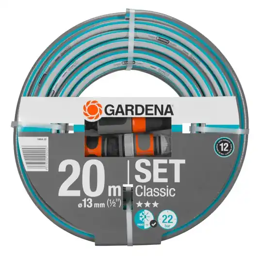 Gardena 18004-20 Jeu de tuyaux classiques 13 mm (1/2") 20 mtr.