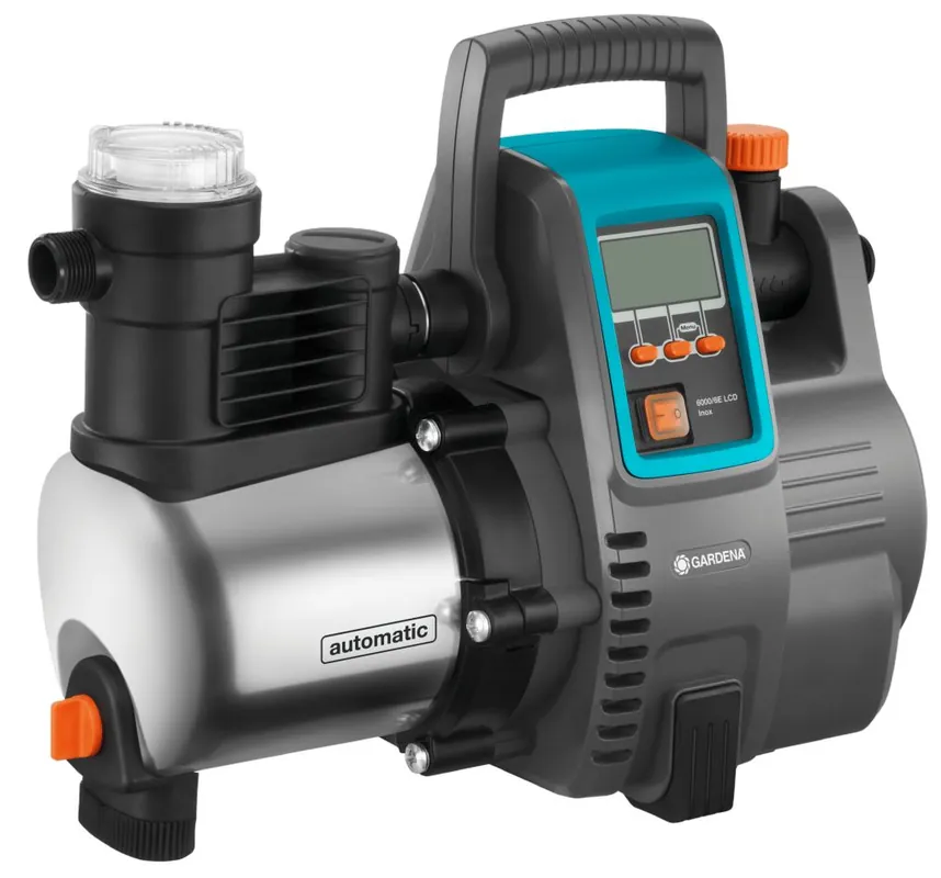 Gardena 01760-20 Pompe hydraulique 6000/6E LCD Inox