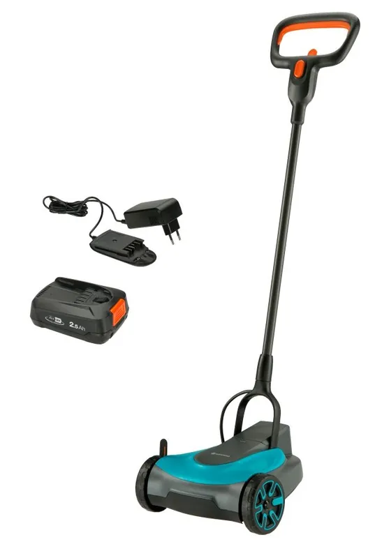 Gardena 14620-20 Set de tondeuse à gazon + batteries HandyMower 22/18V P4A