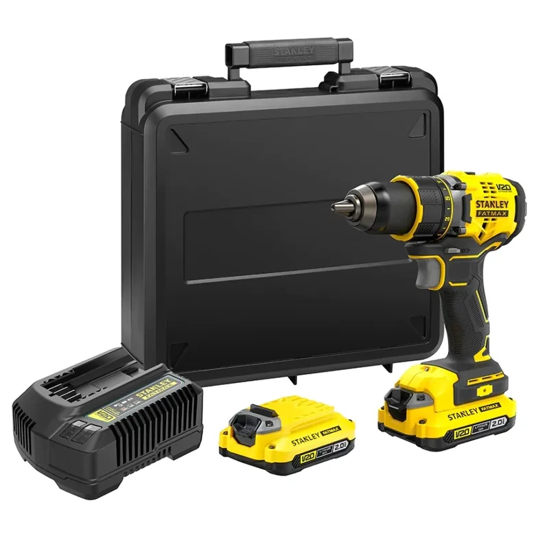 Stanley SFMCD720D2K Fatmaxx V20 Perceuse sans fil 18V 2.0Ah BRUSHLESS