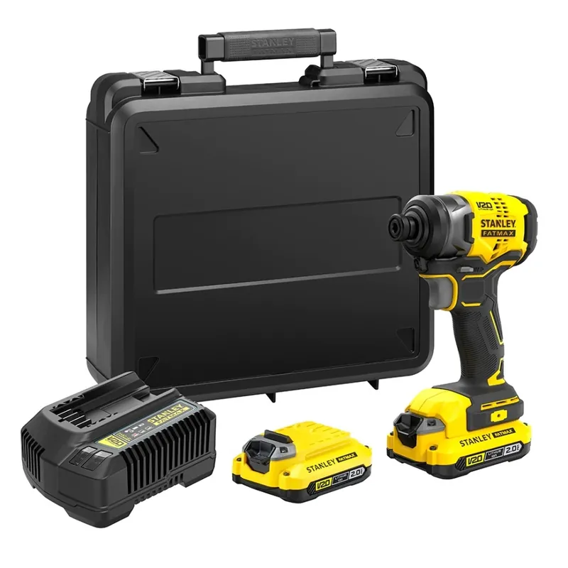 Stanley SFMCF810D2K Clé à chocs FATMAX® V20 sans balais 18V 2.0Ah Li-Ion