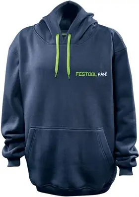 Festool Accessoires 577755 Sweat à capuche pour homme bleu foncé Taille L