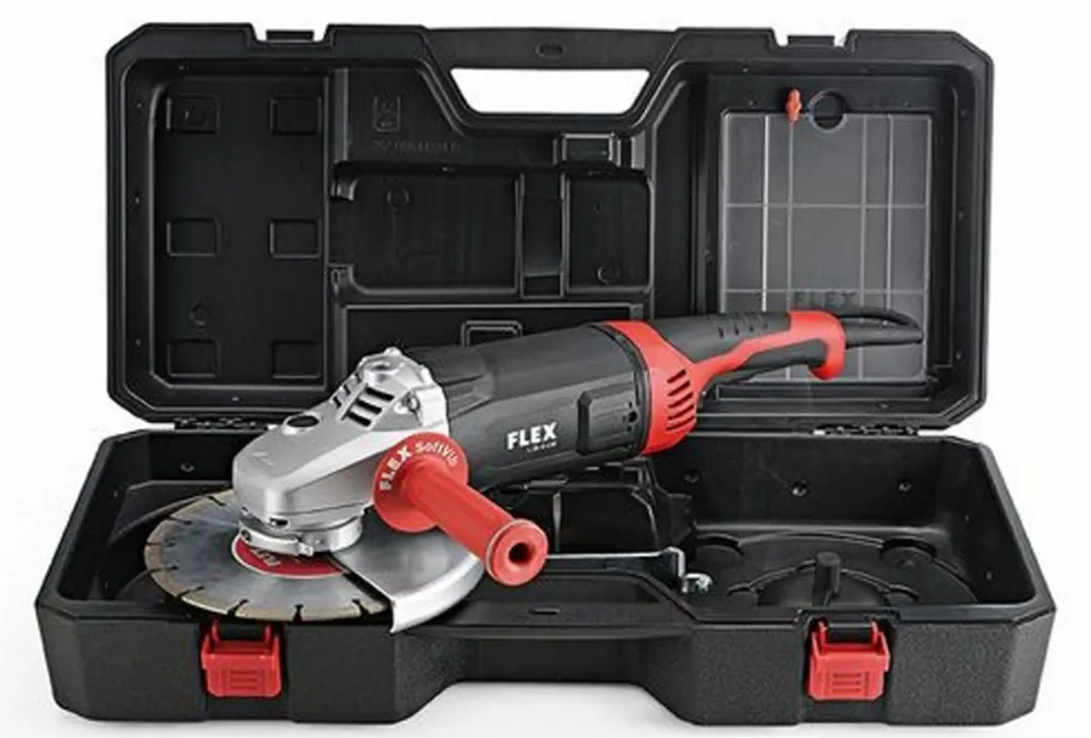 Flex-tools 466239 L 26-6 230 Meuleuse d‘angle 230 mm 2600 W + écrou à serrage rapide et disque diamanté 230 mm