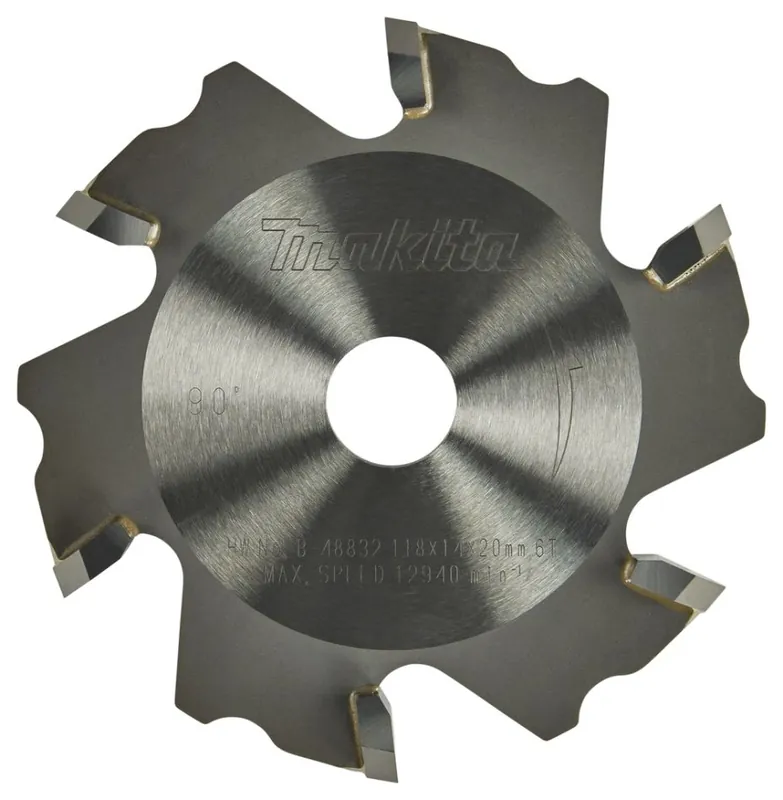Makita Accessoires B-48832 Lame de fraisage Aluminium CA5000XJ 118x20x14 6T 5G