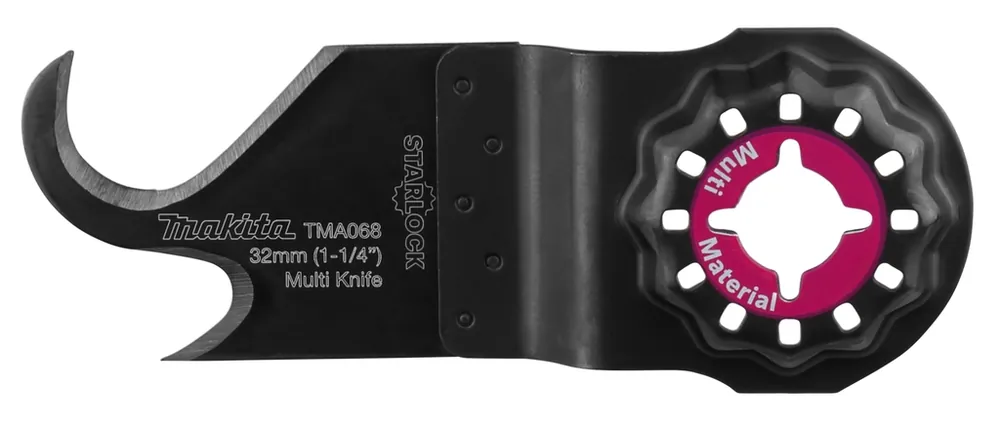 Makita Accessoires B-65012 TMA068 Couteau universel 11 x 24 mm Lame multi-outils Starlock