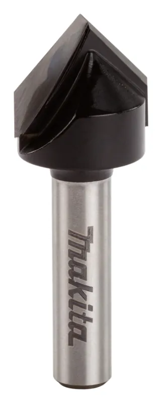 Makita Accessoires D-10724 Fraise à rainure en V 19,05mm S8