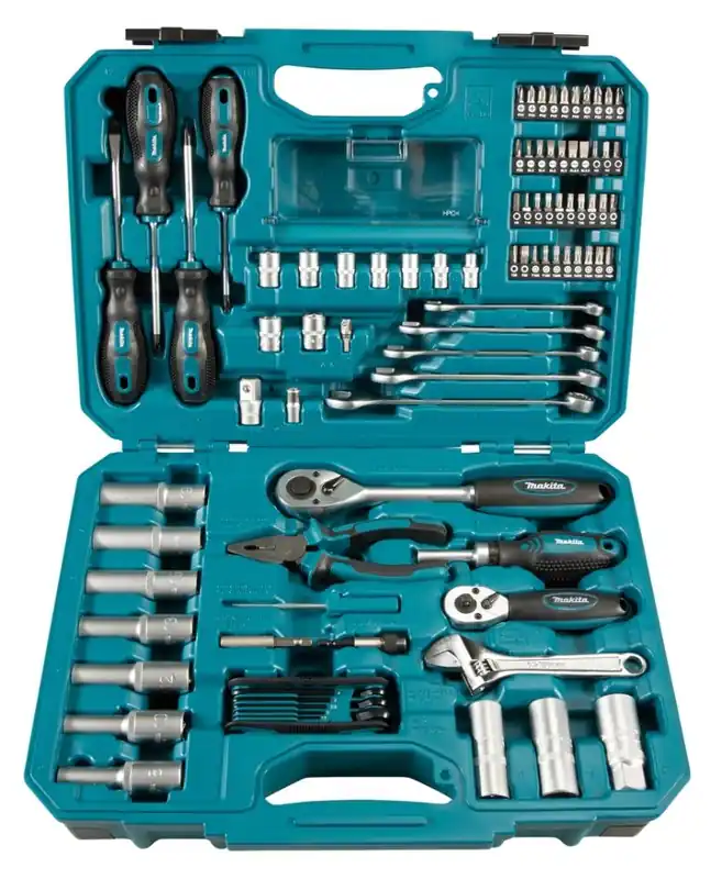 Makita Accessoires E-08458 Jeu d‘‘outils à main 87 pièces