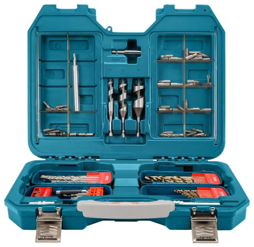 Makita Accessoires P-71065 Jeu de mèches pour perceuse/visseuse 104 pièces